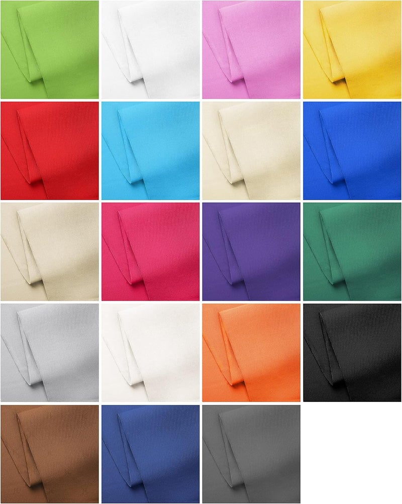craftido -19 Options-100% Cotton Fabric by The Yard in Solid Color 44”Wide by 3yd (9 ft) -Medium Weight 5.2 oz-Soft Cotton for Quilting, Sewing, Crafts, Binding, Backing and Lining - Orange - Image 4